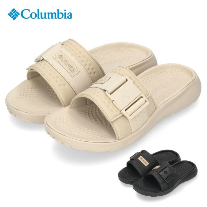 コロンビア サンダル メンズ ピークフリーク ローム スライド 白 ホワイト 黒 ブラック PEAKFREAK ROAM SLIDE BM2730 Columbia 