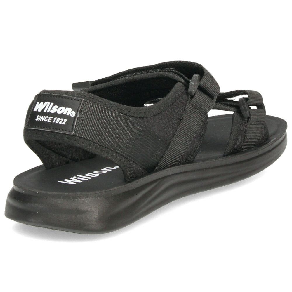 ウィルソン サンダル メンズ スポーツサンダル 黒 ブラック カーキ スポサン Wilson 3650 軽量 低反発 幅広 屈曲性