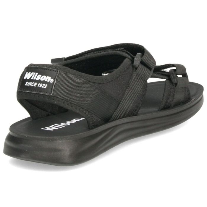 ウィルソン サンダル メンズ スポーツサンダル 黒 ブラック カーキ スポサン Wilson 3650 軽量 低反発 幅広 屈曲性