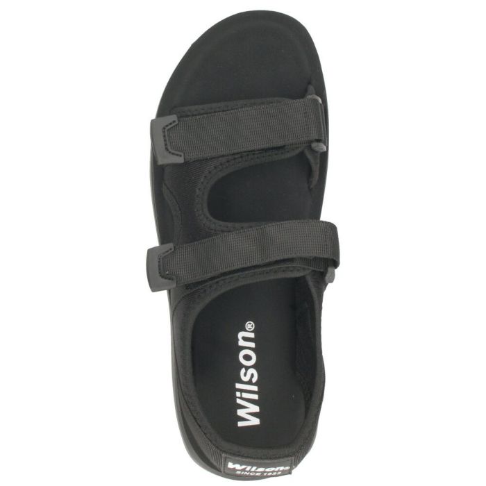 ウィルソン サンダル メンズ スポーツサンダル 黒 ブラック カーキ スポサン Wilson 3650 軽量 低反発 幅広 屈曲性