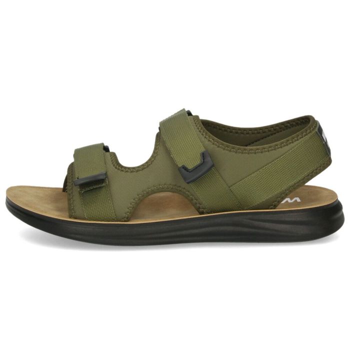 ウィルソン サンダル メンズ スポーツサンダル 黒 ブラック カーキ スポサン Wilson 3650 軽量 低反発 幅広 屈曲性