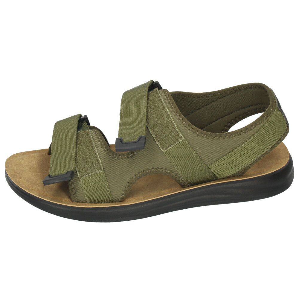 ウィルソン サンダル メンズ スポーツサンダル 黒 ブラック カーキ スポサン Wilson 3650 軽量 低反発 幅広 屈曲性