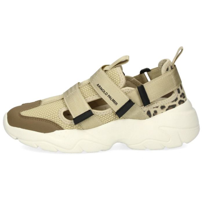 アーノルドパーマー サンダル レディース スニーカーサンダル スポーツサンダル 厚底 黒 ブラック 白 ホワイト ベージュ ベルクロ Arnold Palmer AN0967