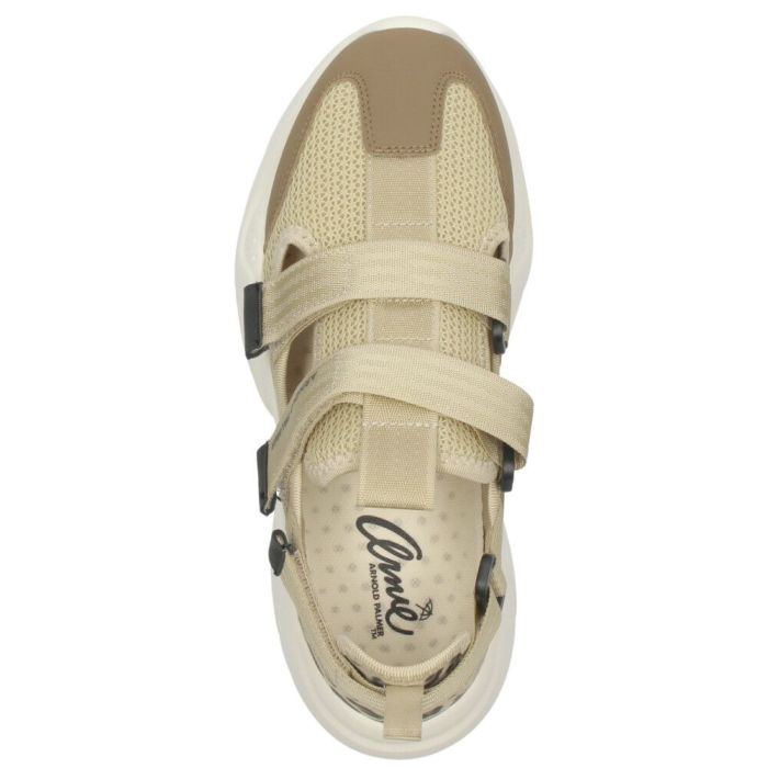 アーノルドパーマー サンダル レディース スニーカーサンダル スポーツサンダル 厚底 黒 ブラック 白 ホワイト ベージュ ベルクロ Arnold Palmer AN0967