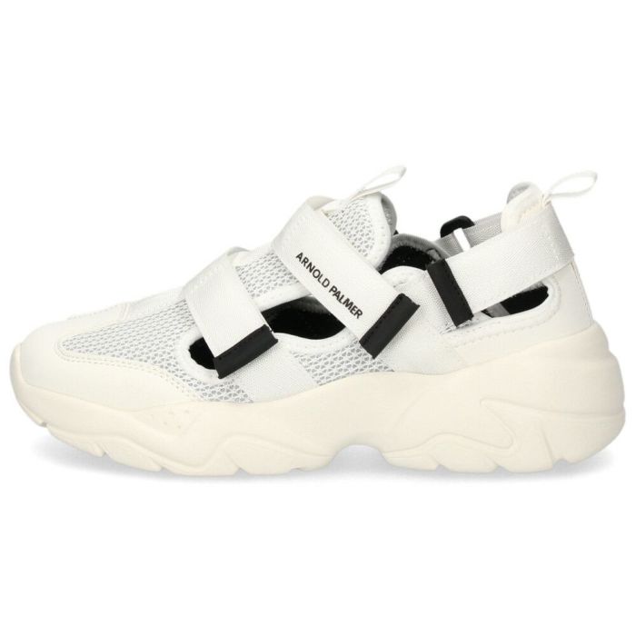 アーノルドパーマー サンダル レディース スニーカーサンダル スポーツサンダル 厚底 黒 ブラック 白 ホワイト ベージュ ベルクロ Arnold Palmer AN0967