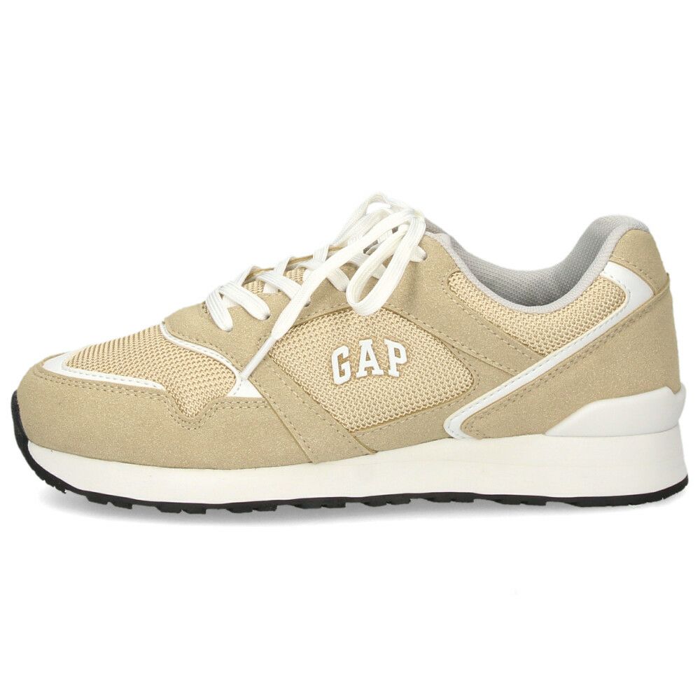 ギャップ スニーカー レディース 黒 ブラック 白 オフホワイト ベージュ グリーン GAP 靴 シンプル カジュアル GPU12511