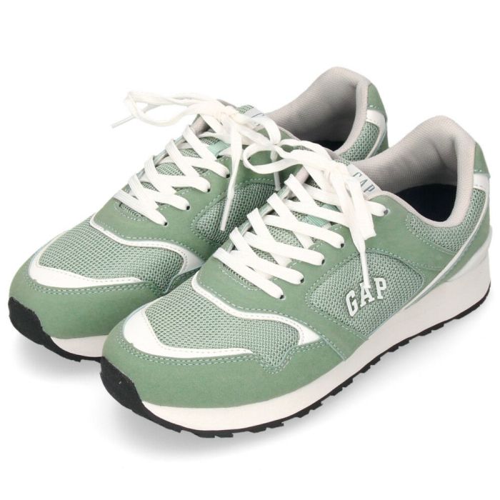 ギャップ スニーカー レディース 黒 ブラック 白 オフホワイト ベージュ グリーン GAP 靴 シンプル カジュアル GPU12511