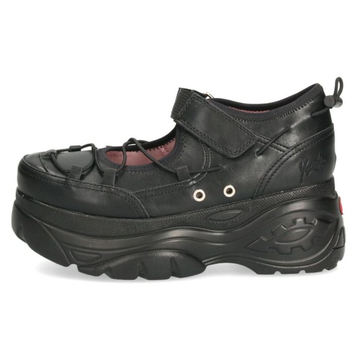 ヨースケ スニーカー 厚底 レディース 2605004 YOSUKE 靴 黒 ブラック 白 厚底スニーカー 幅広 3E カジュアルシューズ