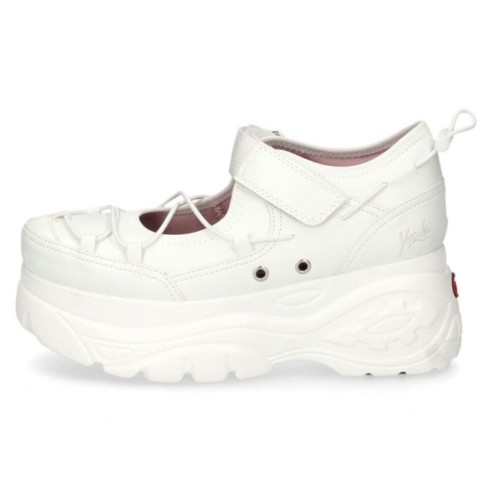 ヨースケ スニーカー 厚底 レディース 2605004 YOSUKE 靴 黒 ブラック 白 厚底スニーカー 幅広 3E カジュアルシューズ