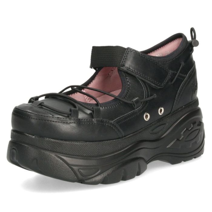 ヨースケ スニーカー 厚底 レディース 2605004 YOSUKE 靴 黒 ブラック 白 厚底スニーカー 幅広 3E カジュアルシューズ