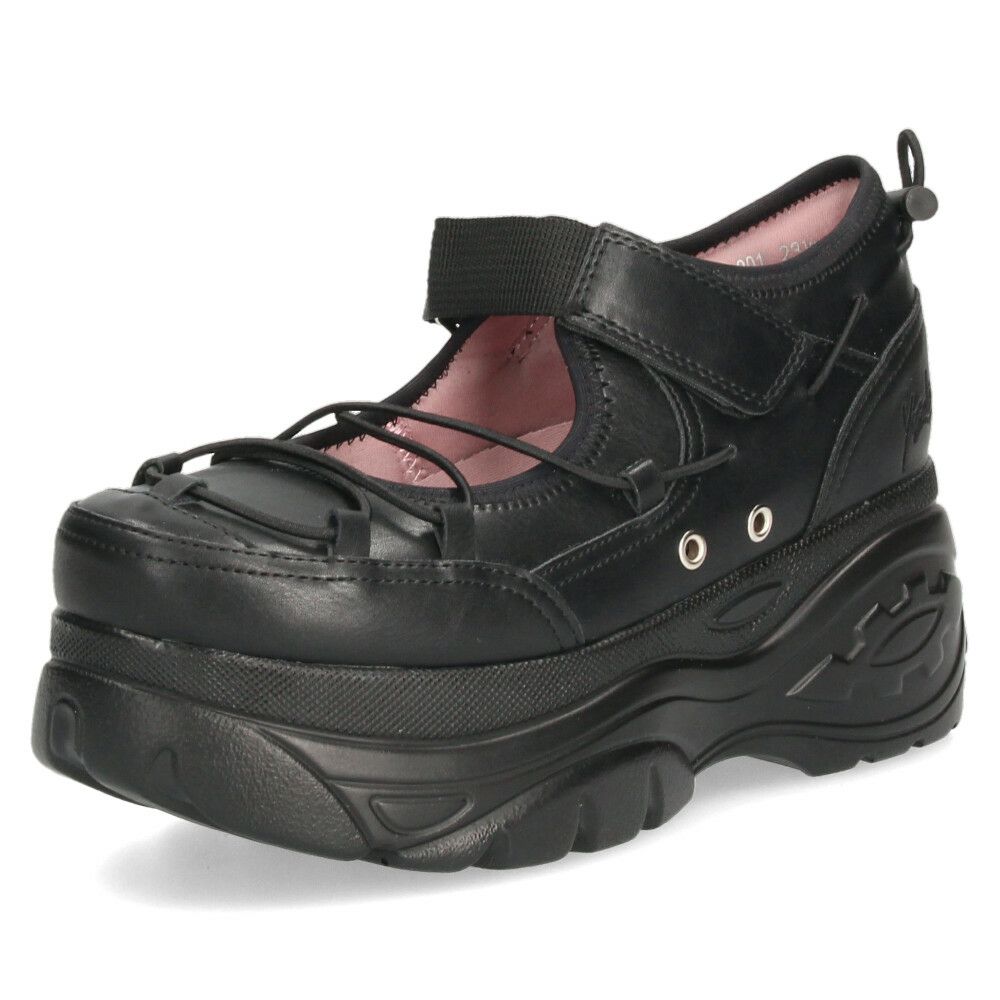 ヨースケ スニーカー 厚底 レディース 2605004 YOSUKE 靴 黒 ブラック 白 厚底スニーカー 幅広 3E カジュアルシューズ