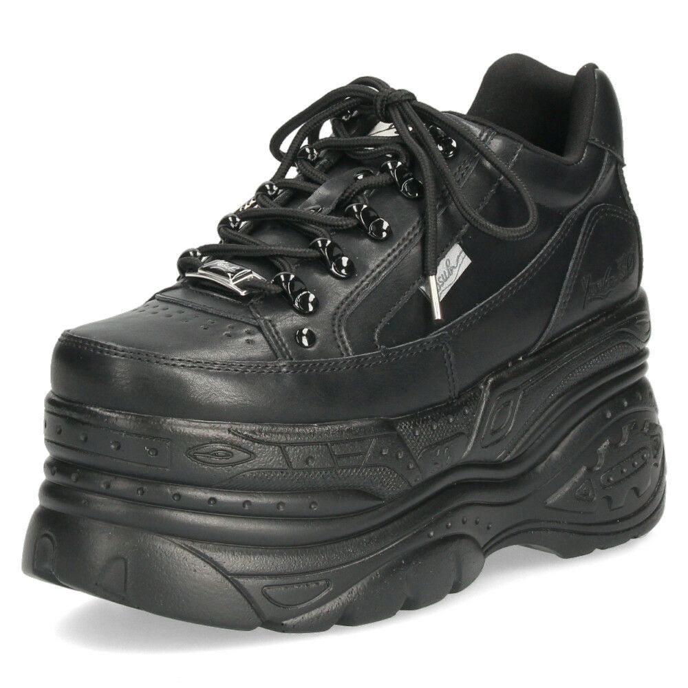 ヨースケ 厚底スニーカー レディース 2601023 YOSUKE 靴 スニーカー SANMARU 3E 幅広 黒 ブラック 白 ウェッジヒール ジッパー