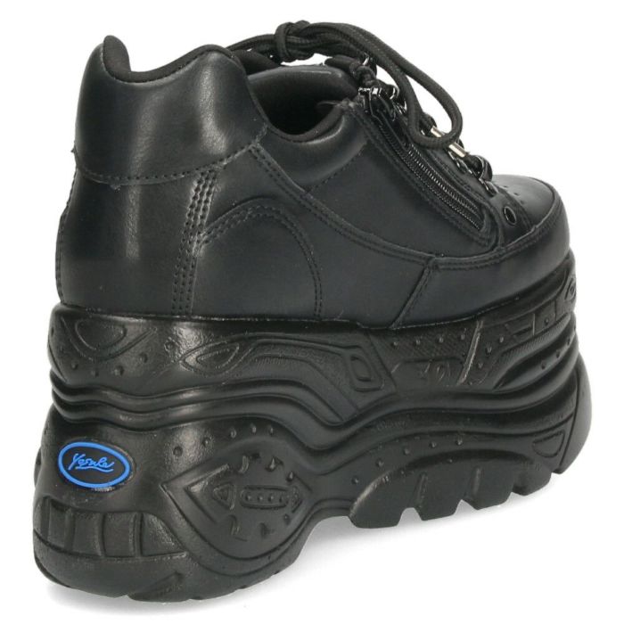 ヨースケ 厚底スニーカー レディース 2601023 YOSUKE 靴 スニーカー SANMARU 3E 幅広 黒 ブラック 白 ウェッジヒール ジッパー