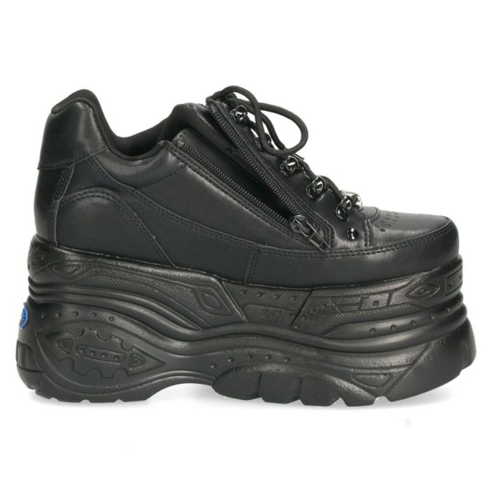 ヨースケ 厚底スニーカー レディース 2601023 YOSUKE 靴 スニーカー SANMARU 3E 幅広 黒 ブラック 白 ウェッジヒール ジッパー