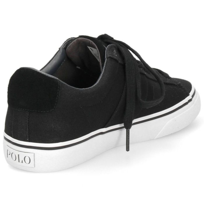 ポロ ラルフローレン スニーカー メンズ 黒 紺 ローカット キャンバス ブラック ネイビー POLO RALPH LAUREN SAYER NE SK VLC 816749369001 816749369002