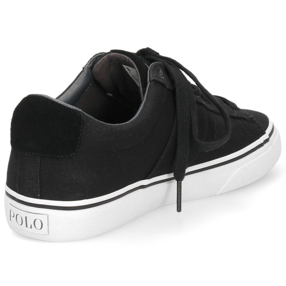 ポロ ラルフローレン スニーカー メンズ 黒 紺 ローカット キャンバス ブラック ネイビー POLO RALPH LAUREN SAYER NE SK VLC 816749369001 816749369002