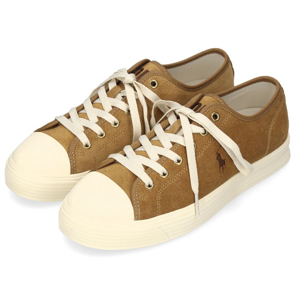 ポロ ラルフローレン スニーカー メンズ スエード ローカット ネイビー タン POLO RALPH LAUREN AYERS LOW PP SNEAKERS LOW TOP LACE 809961051002 809961051003