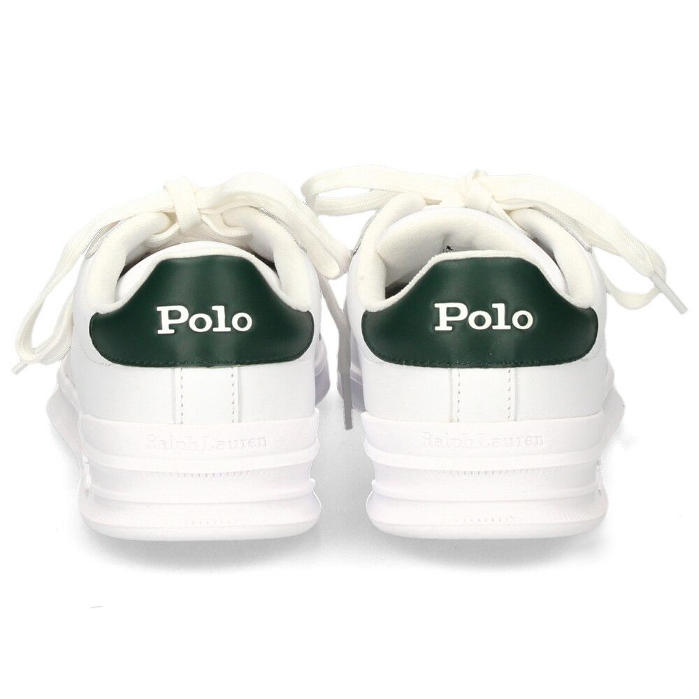 ポロ ラルフローレン スニーカー メンズ レザー 白 ローカット ホワイト  POLO RALPH LAUREN HRT CT II SNEAKERS ATHLETIC 809829824004 809829824005