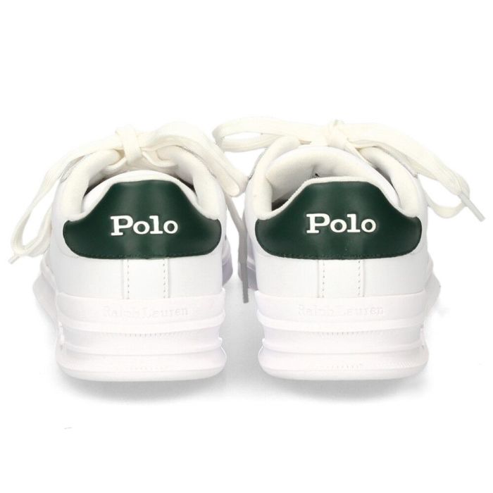 ポロ ラルフローレン スニーカー メンズ レザー 白 ローカット ホワイト  POLO RALPH LAUREN HRT CT II SNEAKERS ATHLETIC 809829824004 809829824005