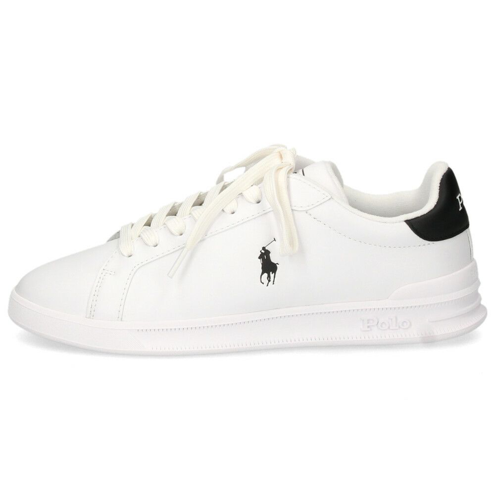 ポロ ラルフローレン スニーカー メンズ レザー 白 ローカット ホワイト  POLO RALPH LAUREN HRT CT II SNEAKERS ATHLETIC 809829824004 809829824005