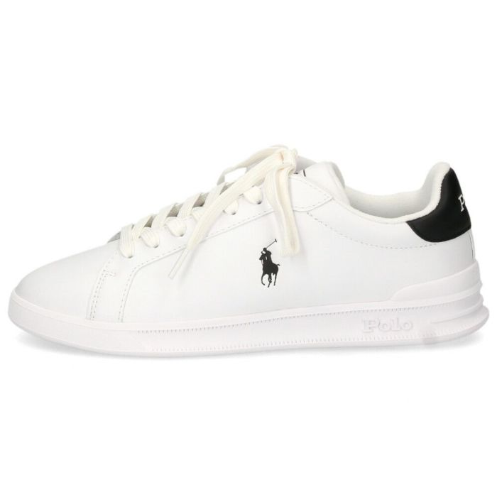ポロ ラルフローレン スニーカー メンズ レザー 白 ローカット ホワイト  POLO RALPH LAUREN HRT CT II SNEAKERS ATHLETIC 809829824004 809829824005