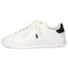 ポロ ラルフローレン スニーカー メンズ レザー 白 ローカット ホワイト  POLO RALPH LAUREN HRT CT II SNEAKERS ATHLETIC 809829824004 809829824005