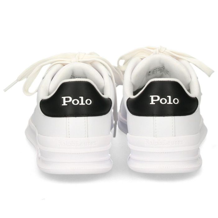 ポロ ラルフローレン スニーカー メンズ レザー 白 ローカット ホワイト  POLO RALPH LAUREN HRT CT II SNEAKERS ATHLETIC 809829824004 809829824005