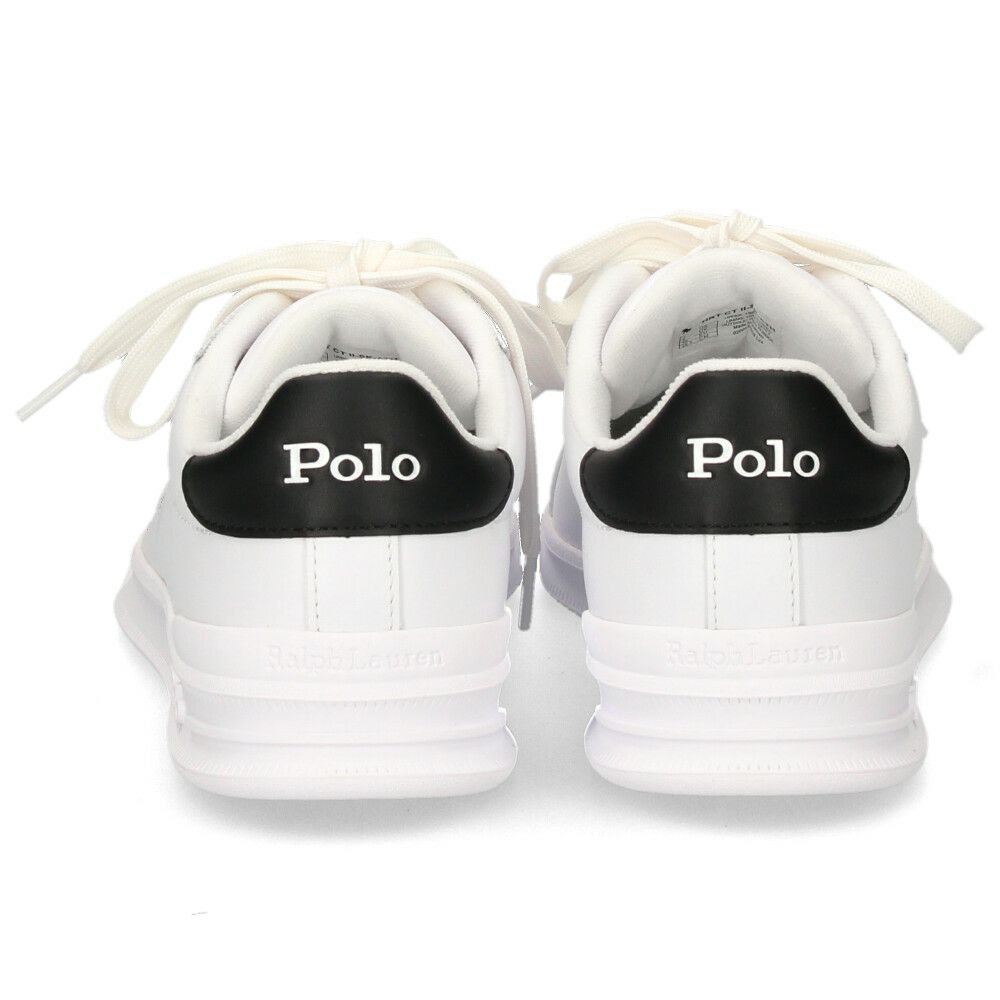 ポロ ラルフローレン スニーカー メンズ レザー 白 ローカット ホワイト  POLO RALPH LAUREN HRT CT II SNEAKERS ATHLETIC 809829824004 809829824005