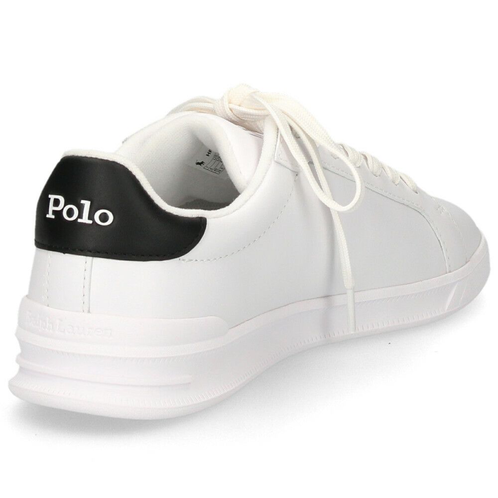 ポロ ラルフローレン スニーカー メンズ レザー 白 ローカット ホワイト  POLO RALPH LAUREN HRT CT II SNEAKERS ATHLETIC 809829824004 809829824005