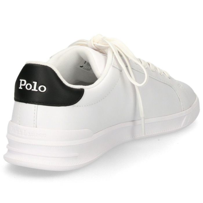 ポロ ラルフローレン スニーカー メンズ レザー 白 ローカット ホワイト  POLO RALPH LAUREN HRT CT II SNEAKERS ATHLETIC 809829824004 809829824005