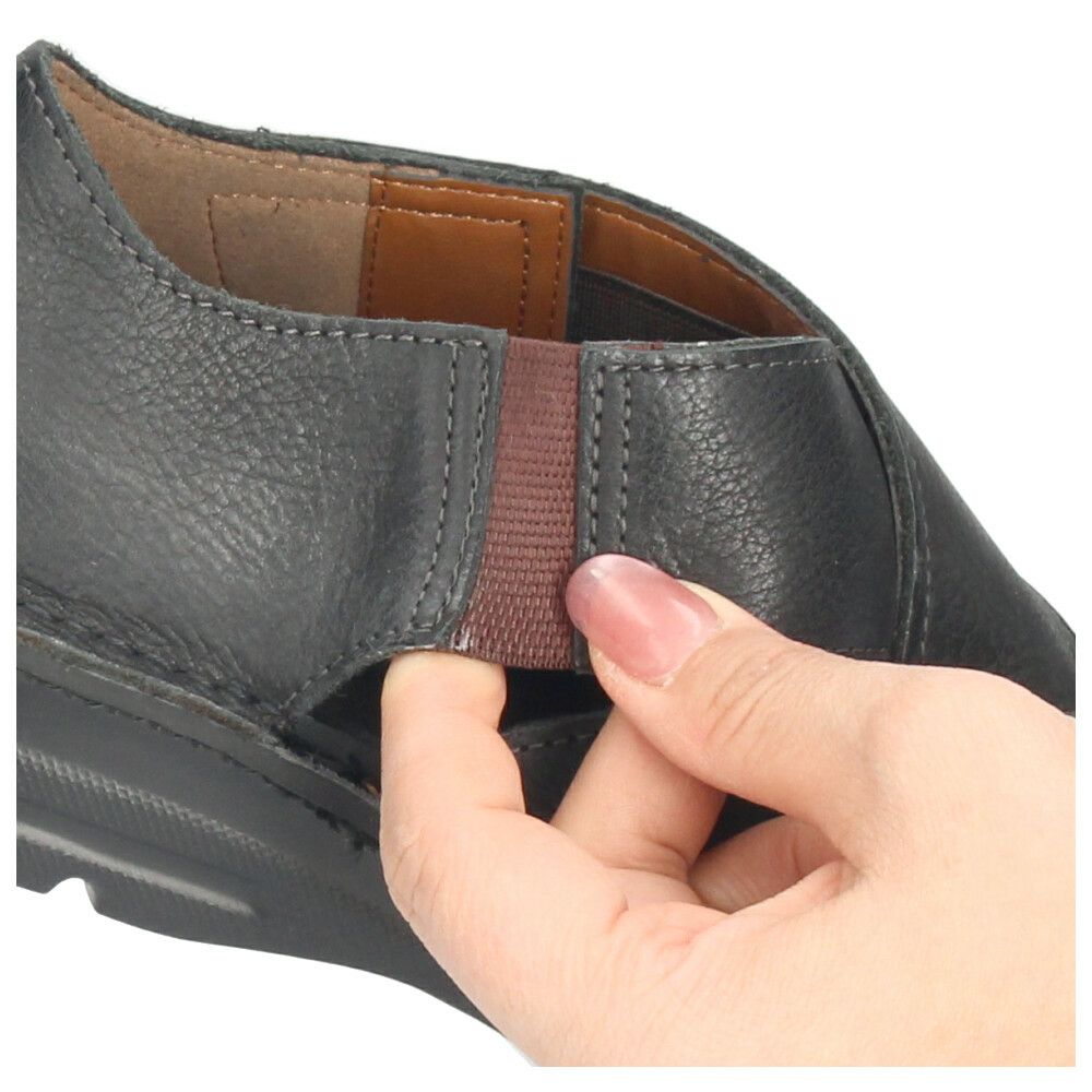 本革 グルカシューズ レディース ブラック ブラウン フォレスト カジュアル 靴 軽量 幅広 4E 黒 茶色 日本製 7318 Dola&A.S.W