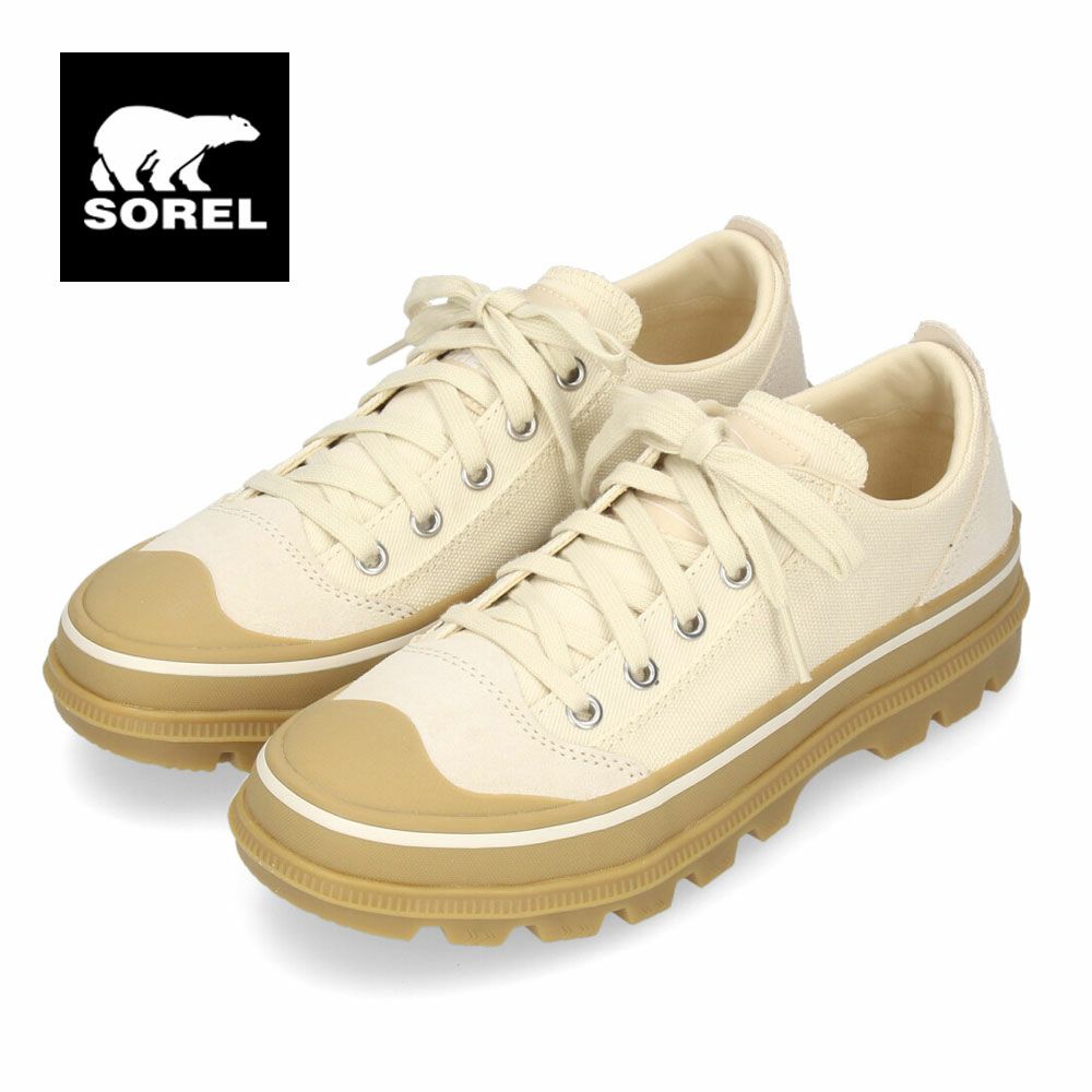 ソレル スニーカー レディース N5244 スカウトアンドアバウト ロウスニーカー SOREL 靴 アウトドア 防水 ピンク ベージュ キャメル