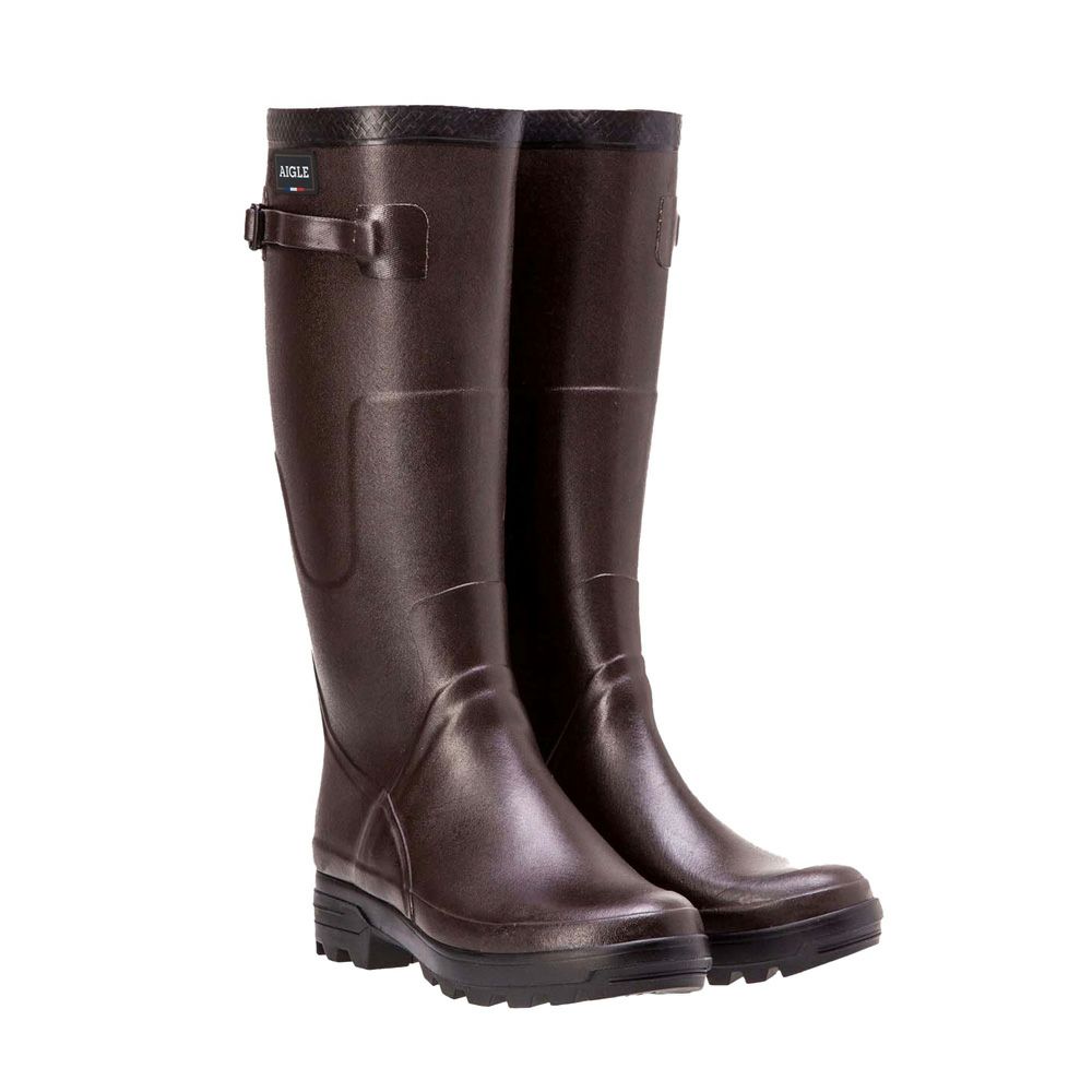 エーグル ベニル レインブーツ 長靴 ロング AIGLE  ZZH8578 BENYL ブラウン カーキ ラバーブーツ メンズ レディース フランス製 防水