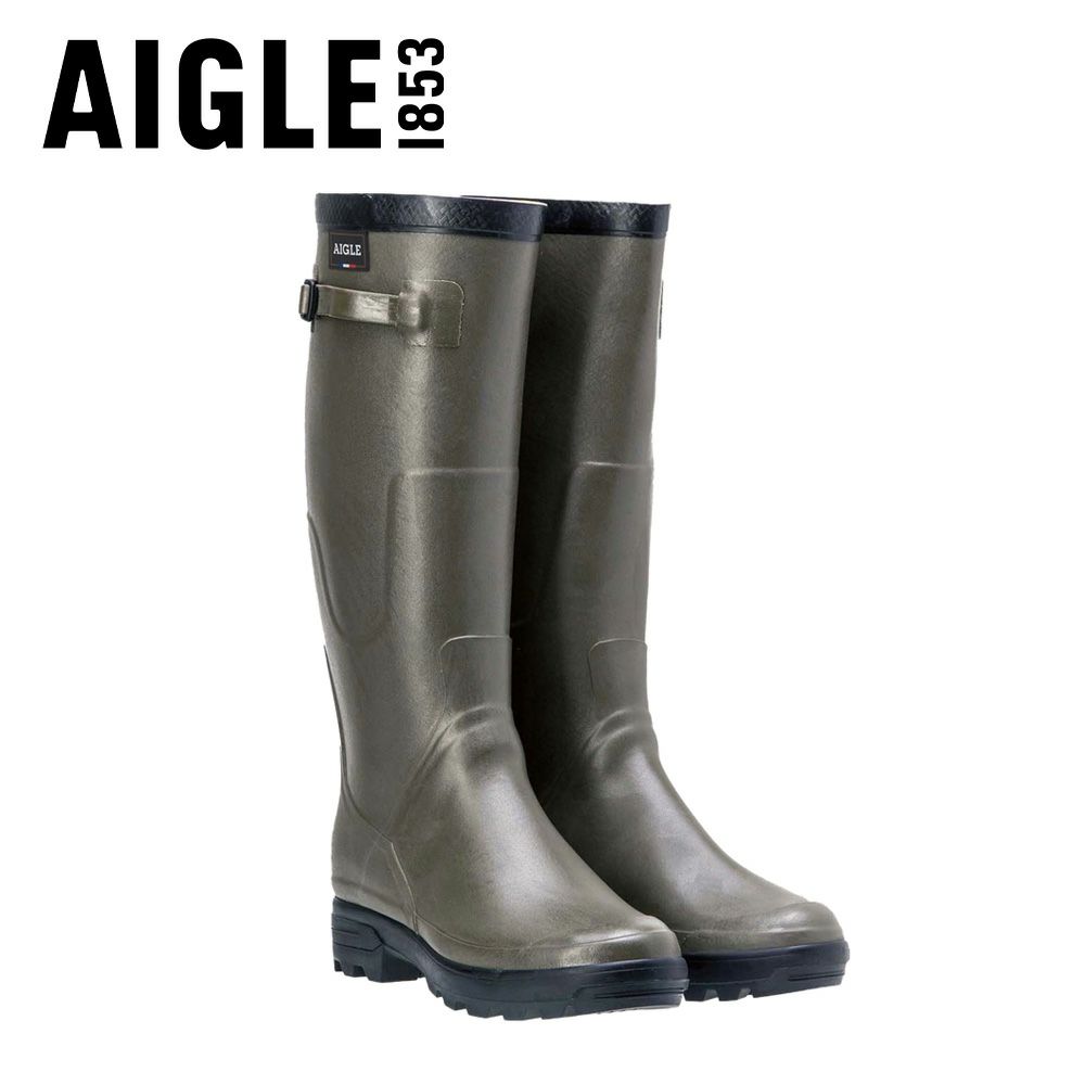 エーグル ベニル レインブーツ 長靴 ロング AIGLE  ZZH8578 BENYL ブラウン カーキ ラバーブーツ メンズ レディース フランス製 防水
