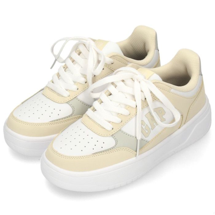 ギャップ スニーカー レディース メンズ 厚底 軽量 ホワイト 通勤 通学 靴 白 歩きやすい カジュアル シューズ GPU52504 GAP