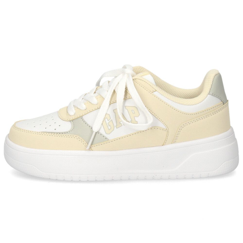ギャップ スニーカー レディース メンズ 厚底 軽量 ホワイト 通勤 通学 靴 白 歩きやすい カジュアル シューズ GPU52504 GAP