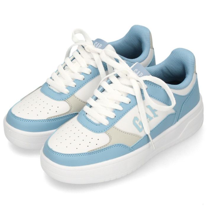 ギャップ スニーカー レディース メンズ 厚底 軽量 ホワイト 通勤 通学 靴 白 歩きやすい カジュアル シューズ GPU52504 GAP