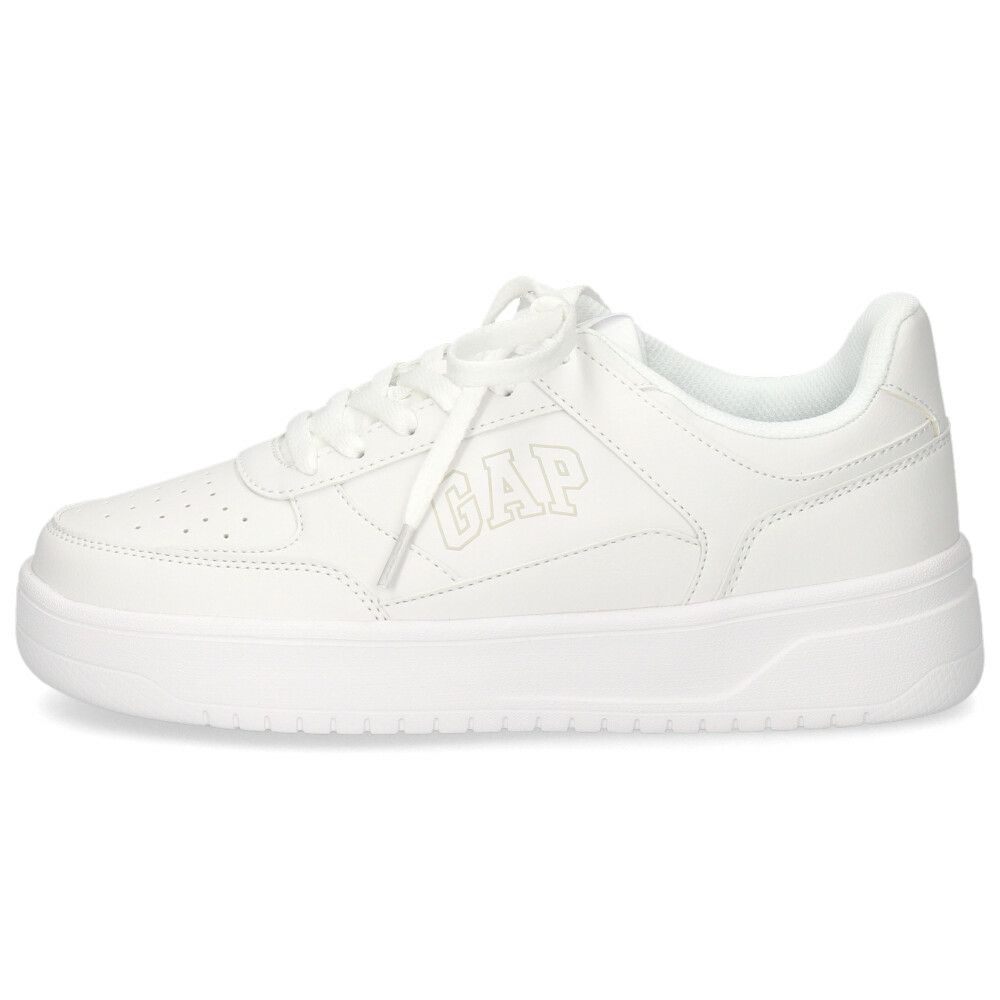 ギャップ スニーカー レディース メンズ 厚底 軽量 ホワイト 通勤 通学 靴 白 歩きやすい カジュアル シューズ GPU52504 GAP