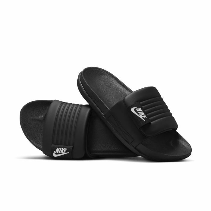 ナイキ レディース サンダル WSオフコートアジャストスライド DV1033-002 ブラック 靴 スライド 軽量 クッション性 NIKE OFFCOURT ADJUST SLIDE