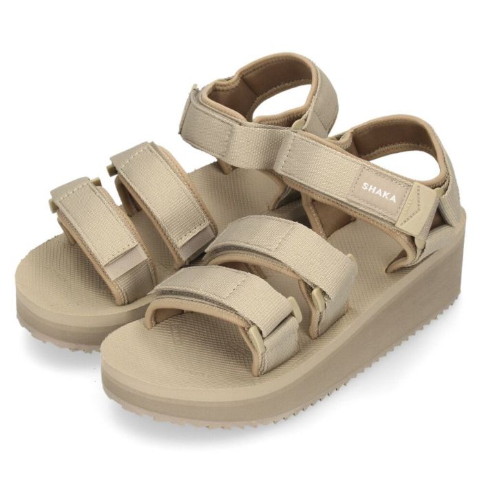 シャカ サンダル レディース ネオバンジー プラットフォーム GE スポーツサンダル 厚底 NEO BUNGY PLATFORM GE SK-286 ブラック トープ 黒 スポサン 靴 SHAKA