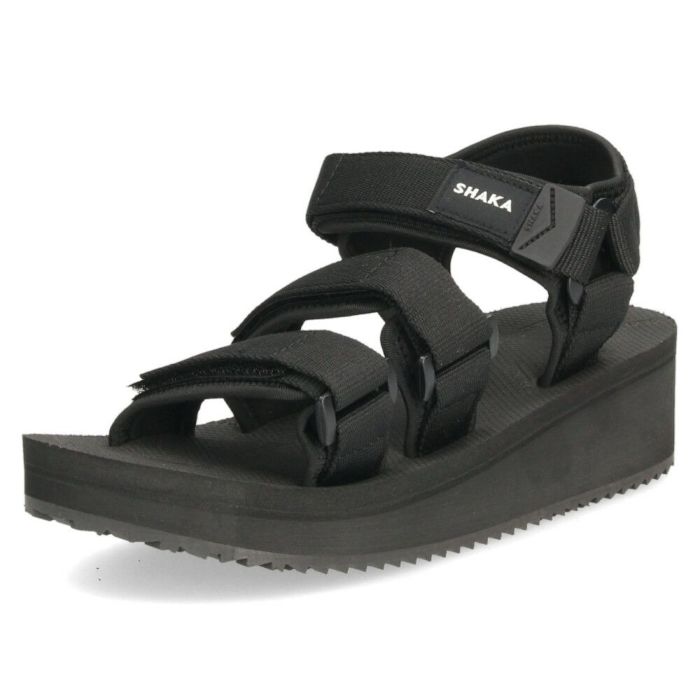 シャカ サンダル レディース ネオバンジー プラットフォーム GE スポーツサンダル 厚底 NEO BUNGY PLATFORM GE SK-286 ブラック トープ 黒 スポサン 靴 SHAKA