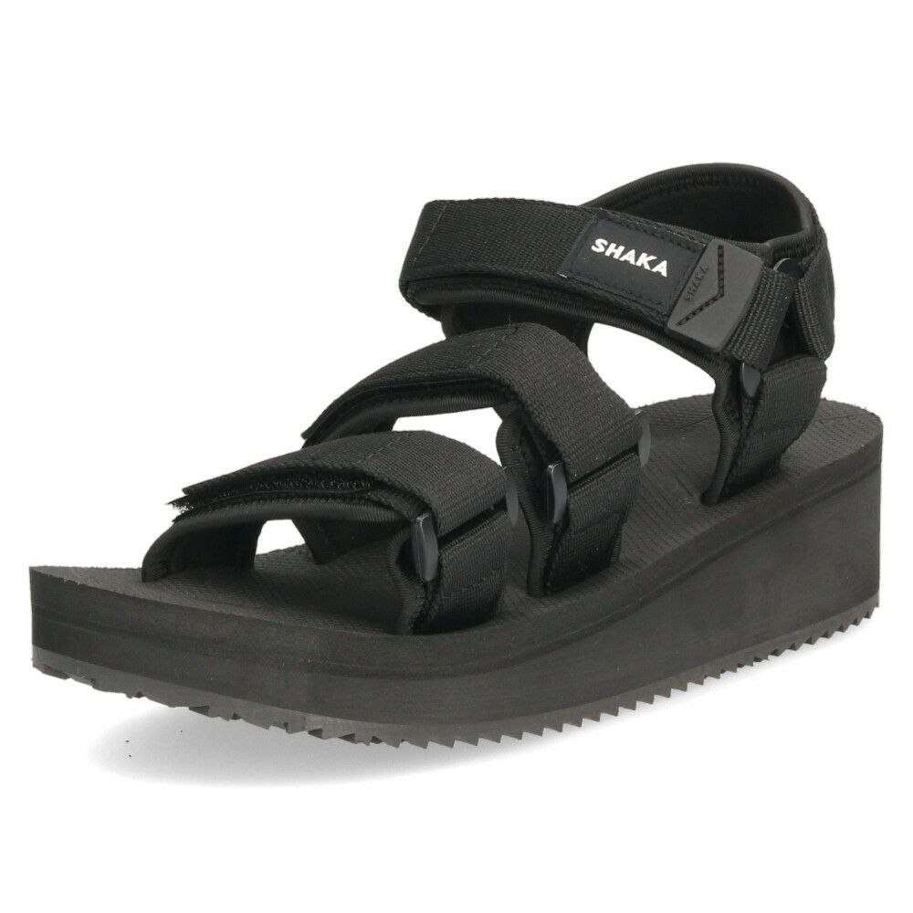 シャカ サンダル レディース ネオバンジー プラットフォーム GE スポーツサンダル 厚底 NEO BUNGY PLATFORM GE SK-286 ブラック トープ 黒 スポサン 靴 SHAKA