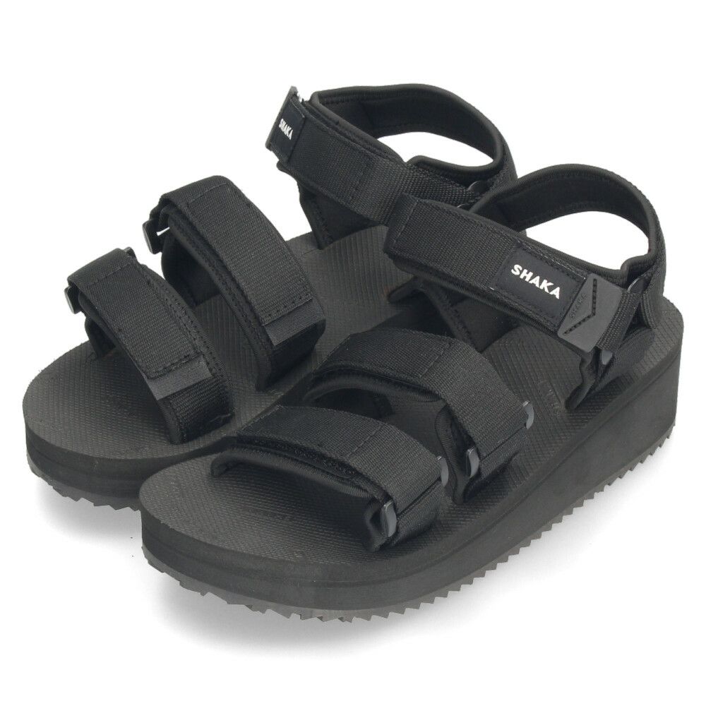 シャカ サンダル レディース ネオバンジー プラットフォーム GE スポーツサンダル 厚底 NEO BUNGY PLATFORM GE SK-286 ブラック トープ 黒 スポサン 靴 SHAKA