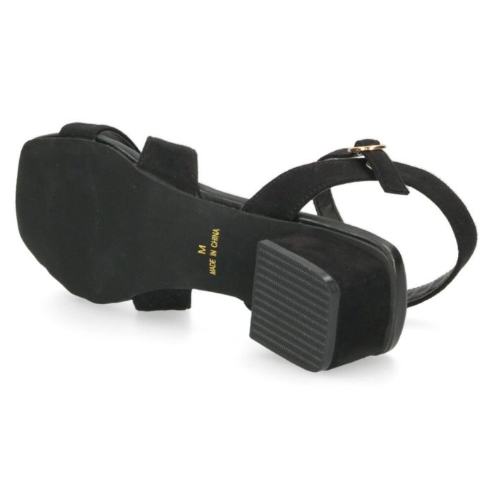 サンダル レディース ヒール 3.5cm アンクルストラップ ブラック 黒 ベージュ ブルー クロス ストラップ ローヒール シンプル 靴 おしゃれ Parade 2002WK