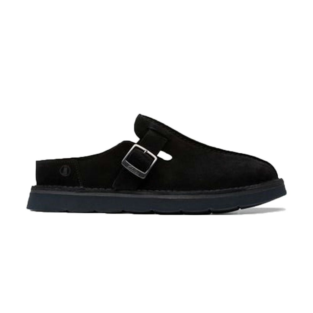 クラークス レザーサンダル メンズ 26180879 26180881 ソルスブリーミュール シューズ CLARKS スエード 黒 ブラック ブラウン 普段履き