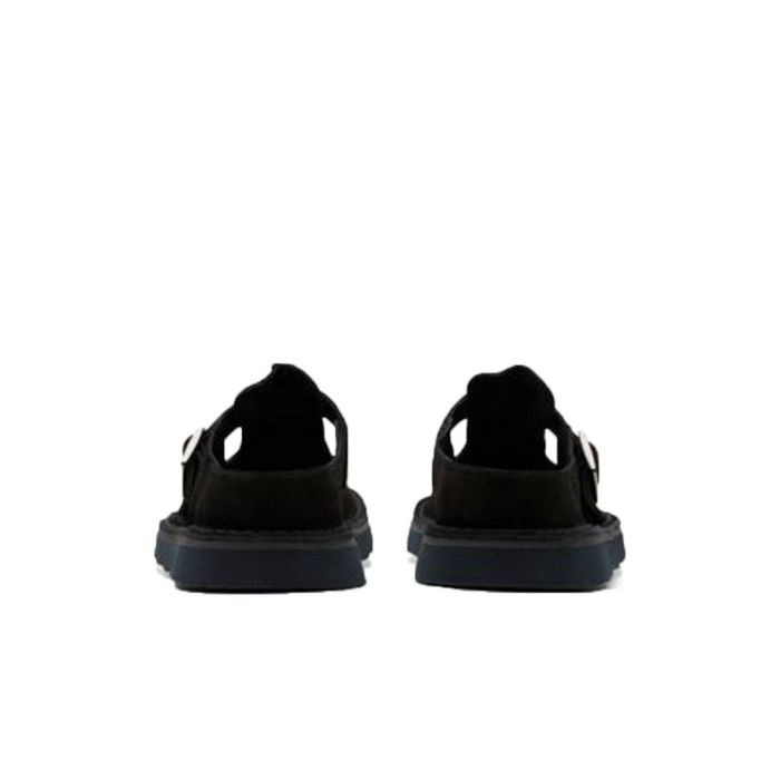 クラークス レザーサンダル メンズ 26180879 26180881 ソルスブリーミュール シューズ CLARKS スエード 黒 ブラック ブラウン 普段履き