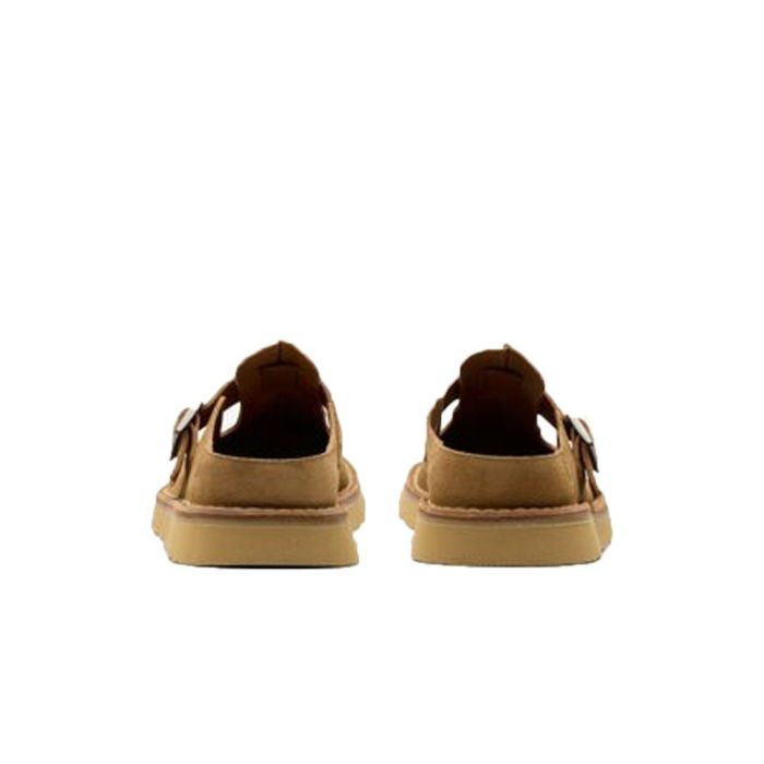 クラークス レザーサンダル メンズ 26180879 26180881 ソルスブリーミュール シューズ CLARKS スエード 黒 ブラック ブラウン 普段履き