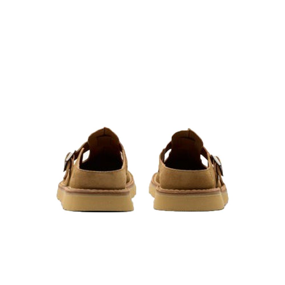 クラークス レザーサンダル メンズ 26180879 26180881 ソルスブリーミュール シューズ CLARKS スエード 黒 ブラック ブラウン 普段履き