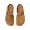 クラークス レザーサンダル メンズ 26180879 26180881 ソルスブリーミュール シューズ CLARKS スエード 黒 ブラック ブラウン 普段履き