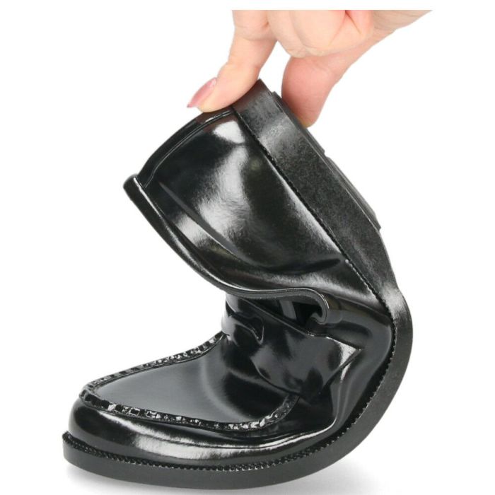 ハルタ ローファー レディース レインシューズ 雨の日 靴 おしゃれ 通勤 通学 学生 コインローファー 防水 ラバー ブラック ホワイト CK100 HARUTA　